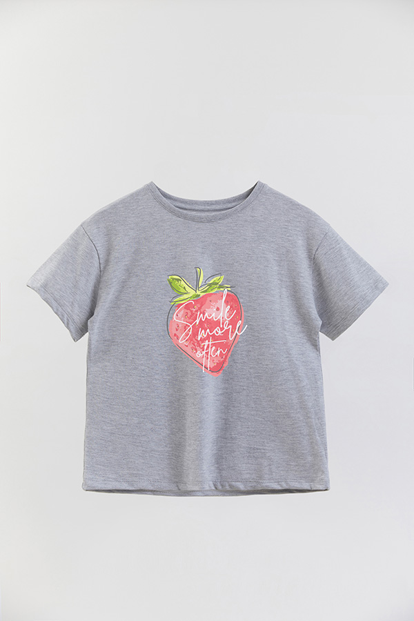 REMERA GIRL OVER SMILE MORE