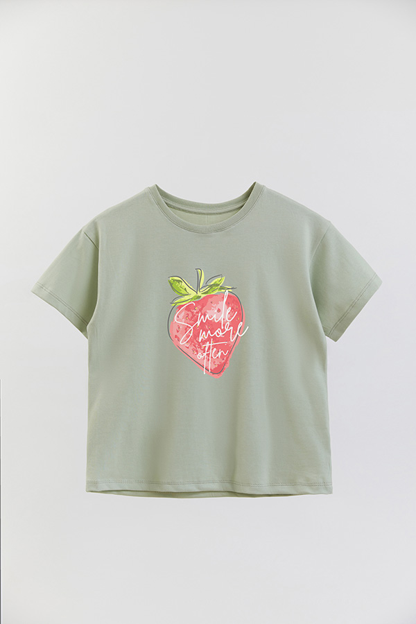 REMERA GIRL OVER SMILE MORE