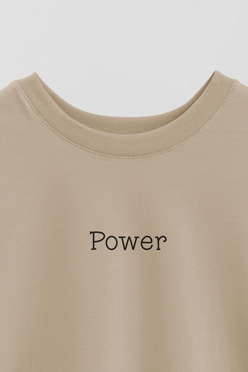 REMERA OVER ESTAMPADA UNISEX POWER