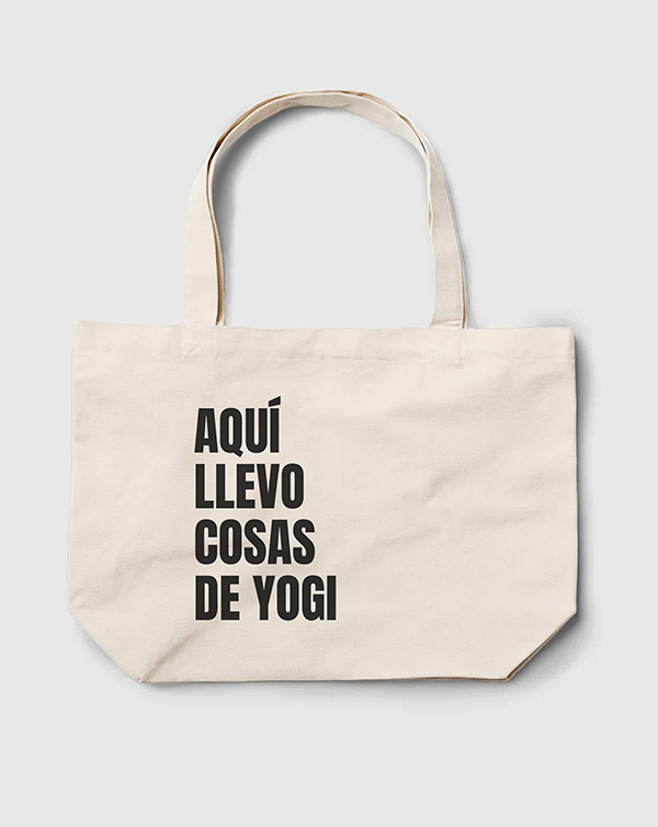 TOTE BAG AQUI LLEVO YOGI
