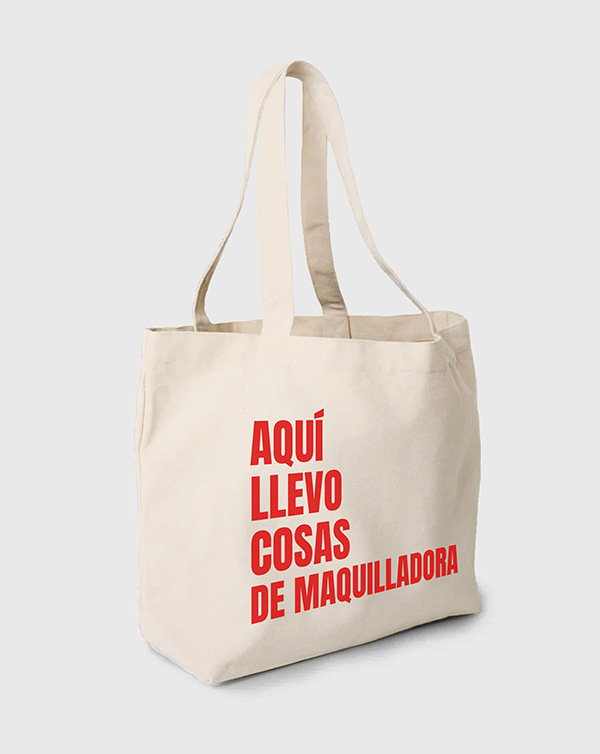TOTE BAG AQUI LLEVO MAQUILLADORA