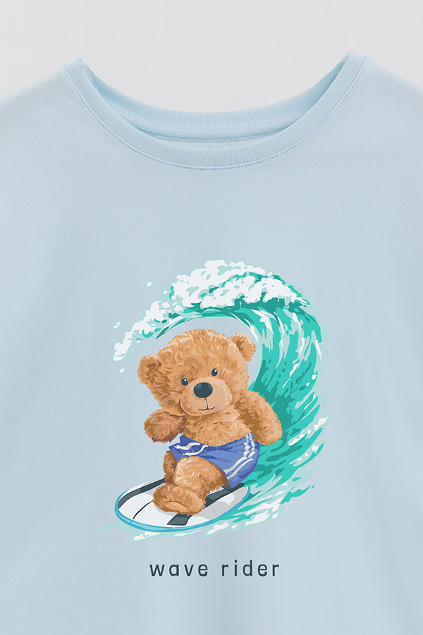 REMERA GB OVERSIZE TEDDY WAVE RIDER