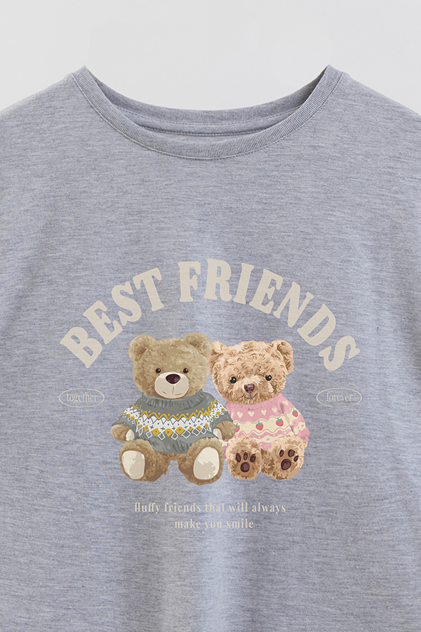 REMERA GB OVERSIZE BEST FRIENDS