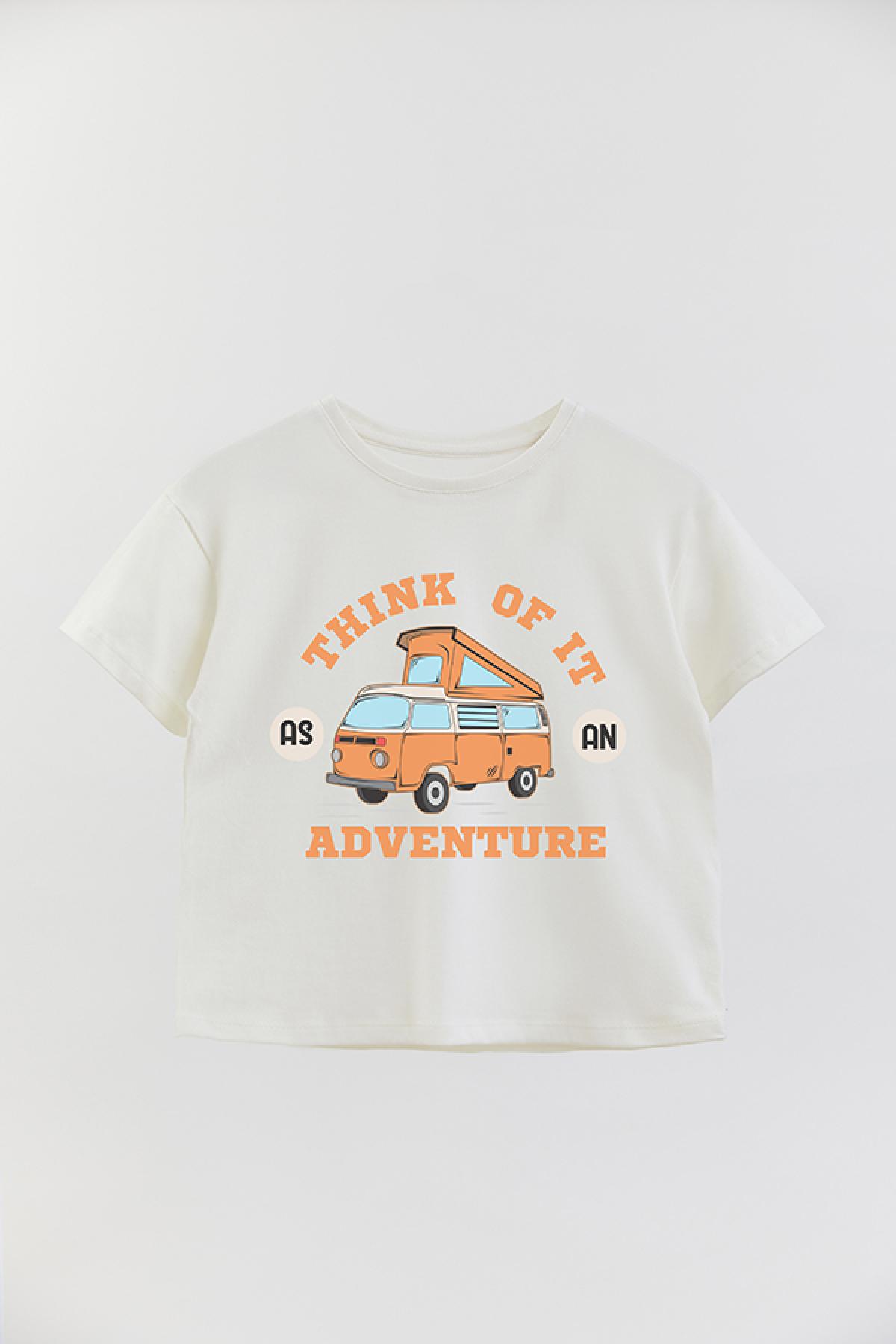 REMERA BOY OVER ADV THINK OF IT AS AN ADVENTURE