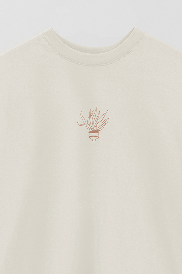 REMERA OVER ESTAMPADA WESTERN FLOWERPOT 2