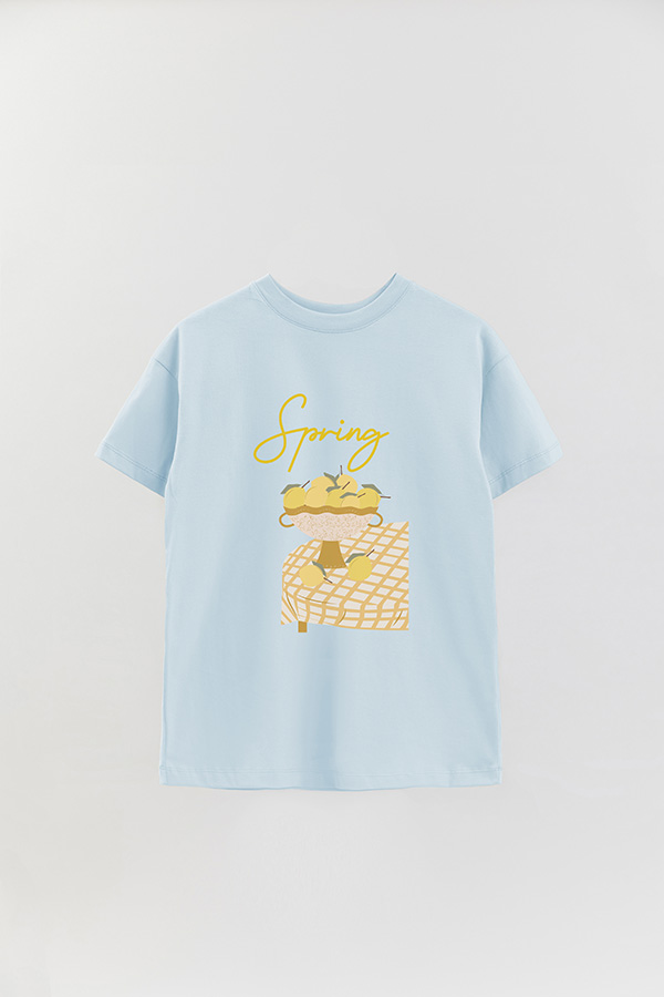 REMERA OVER ESTAMPADA MAXI SPRING