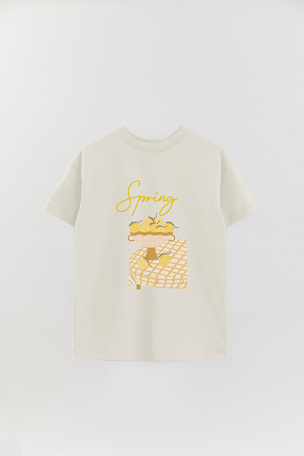 REMERA OVER ESTAMPADA MAXI SPRING