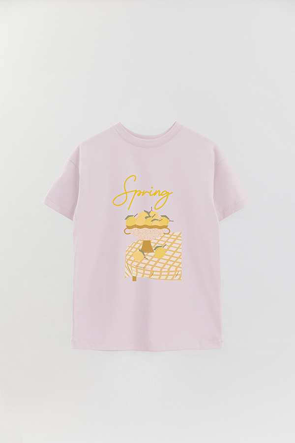 REMERA OVER ESTAMPADA MAXI SPRING