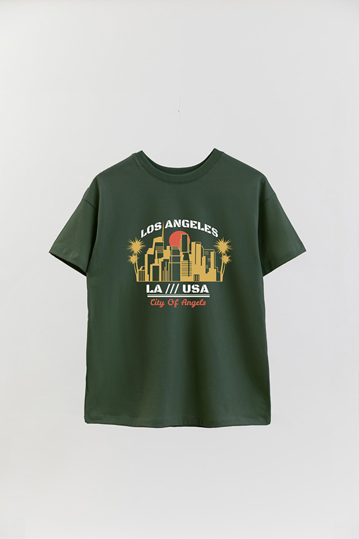 REMERA OVER ESTAMPADA CT LOS ANGELES USA