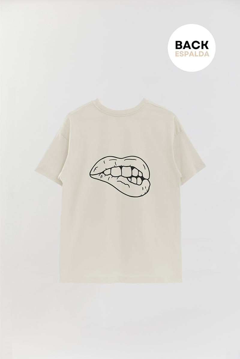 REMERA OVER ESTAMPADA UNISEX BITE