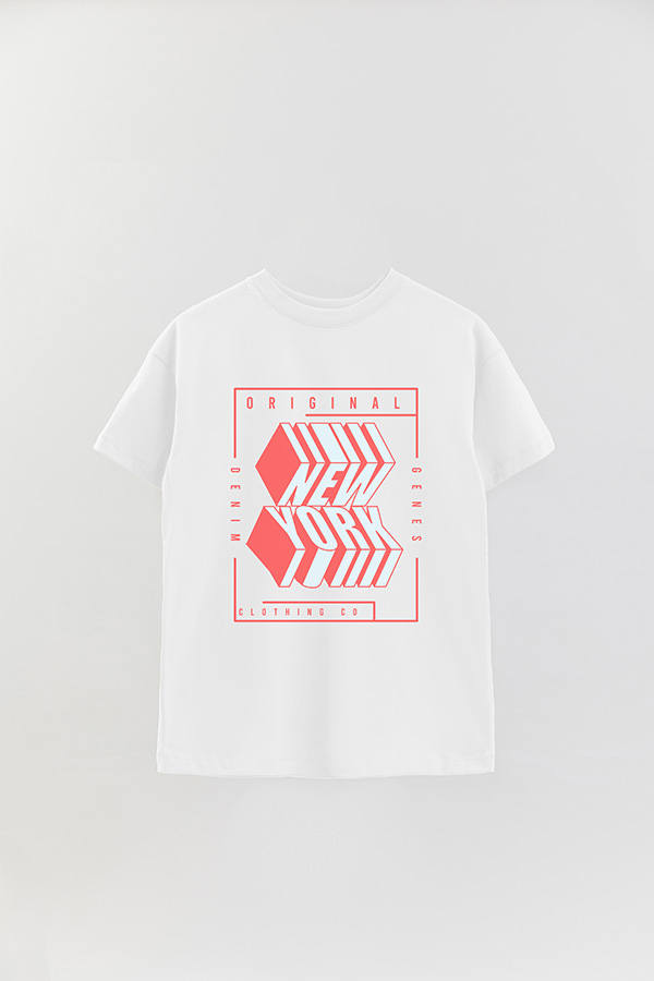 REMERA OVER ESTAMPADA ORIGINAL NEW YORK