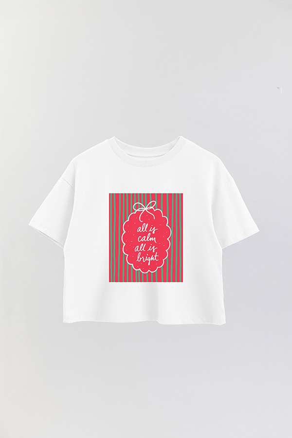 REMERA CROP ALL IS CALM