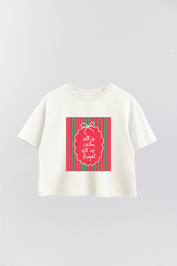 REMERA CROP ALL IS CALM