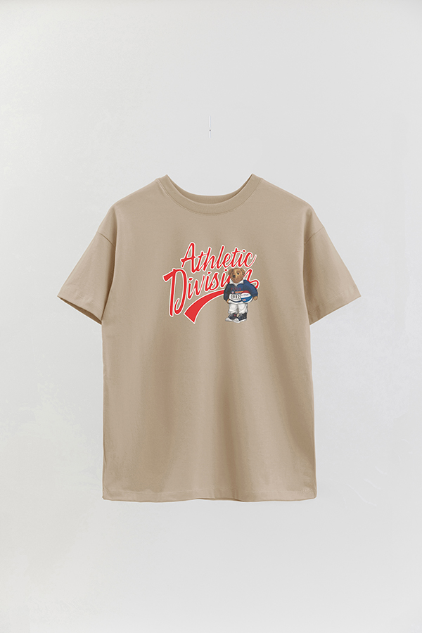 REMERA OVER ESTAMPADA UNISEX BEAR ATHLETIC DIVISON 3
