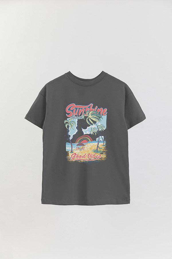 REMERA OVER ESTAMPADA SUNSHINE VIBES