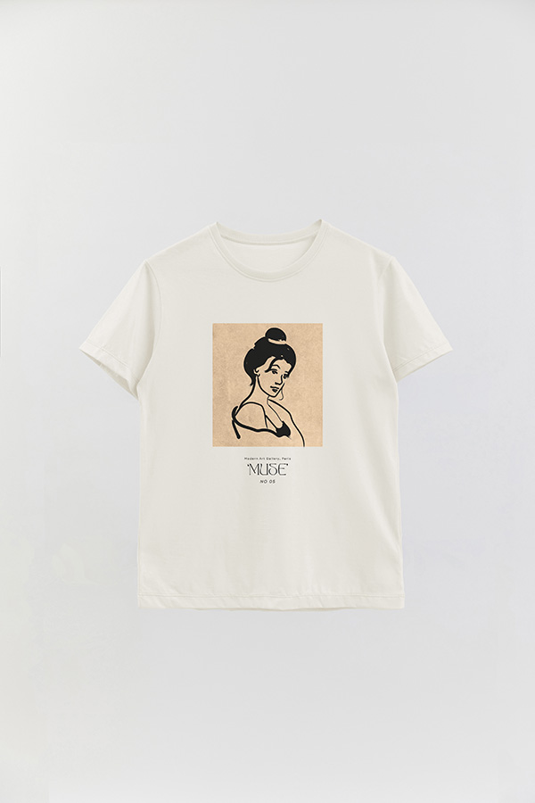 REMERA BASICA ESTAMPADA MUSE 4