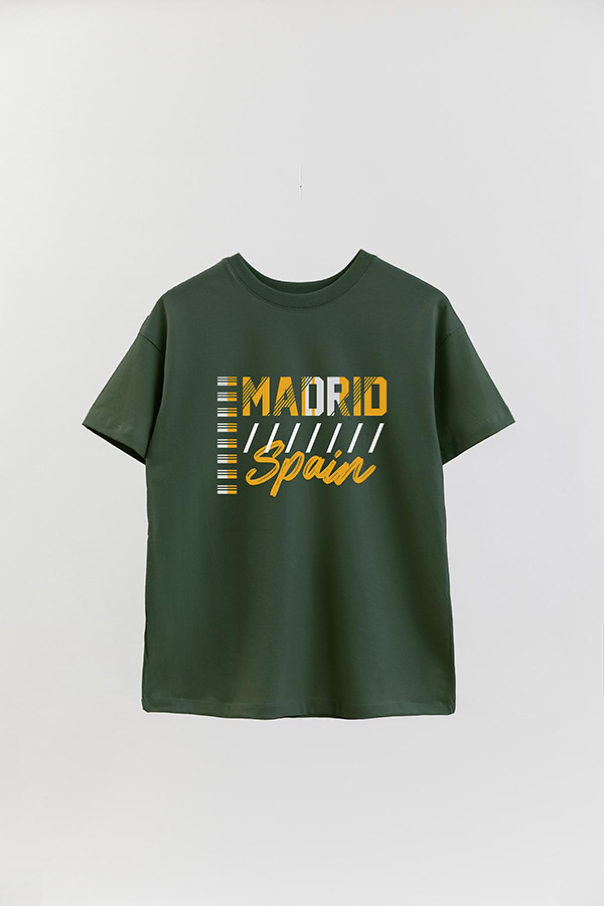 REMERA OVER ESTAMPADA CT MADRID