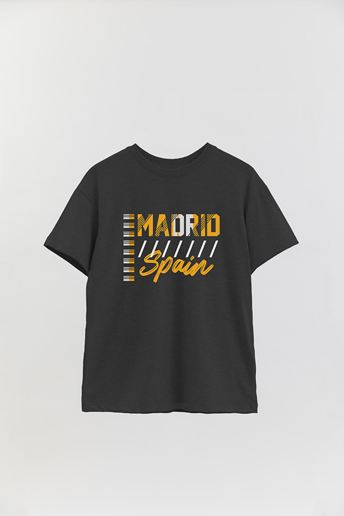 REMERA OVER ESTAMPADA CT MADRID