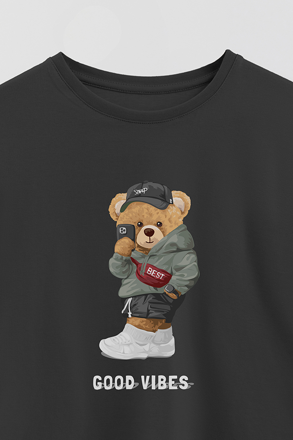 REMERA GB OVERSIZE GOOD VIBES