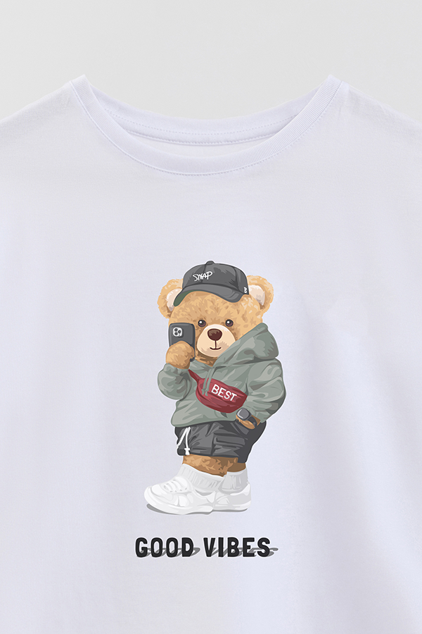 REMERA GB OVERSIZE GOOD VIBES