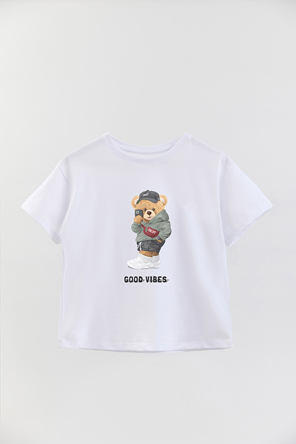 REMERA GB OVERSIZE GOOD VIBES