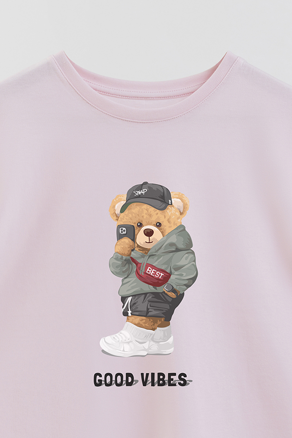 REMERA GB OVERSIZE GOOD VIBES