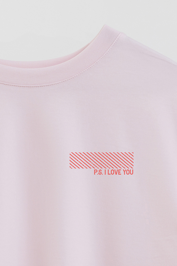 REMERA CROP ESTAMPADA VALENTINE STAMP 6
