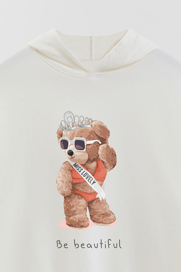 HOODIE RUSTICO KID TEDDY BE BEAUTIFUL