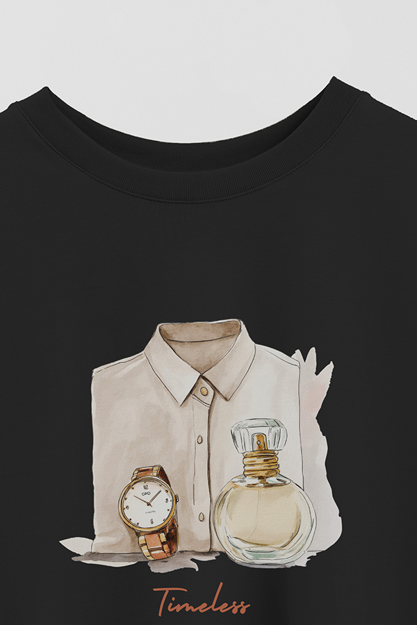 REMERA CROP ESTAMPADA COASTAL TIMELESS