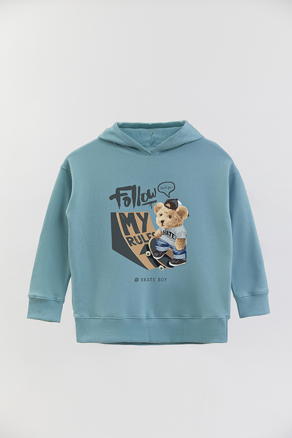 HOODIE RUSTICO BOY TEDDY SKATE BOY