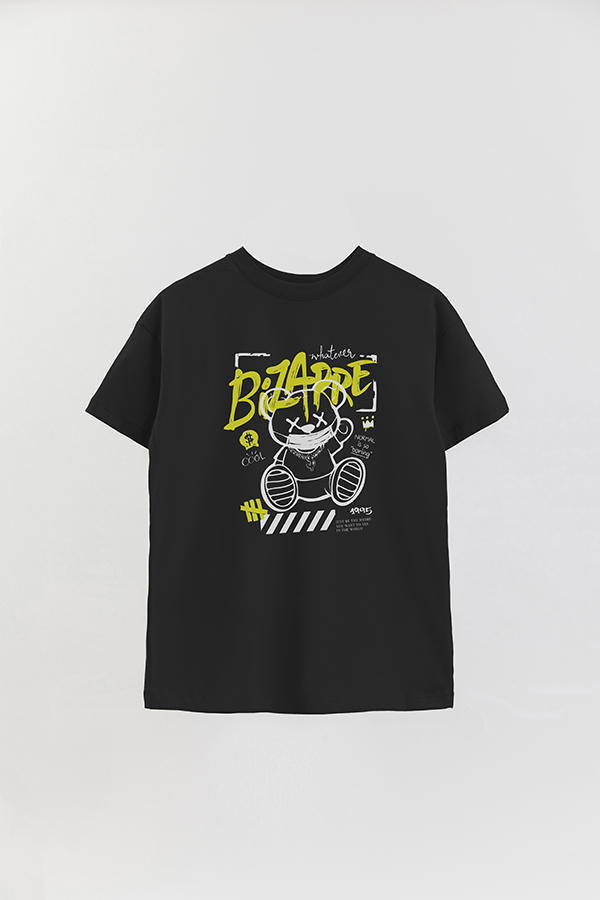 REMERA OVER ESTAMPADA UNISEX TEDDY BIZARRE