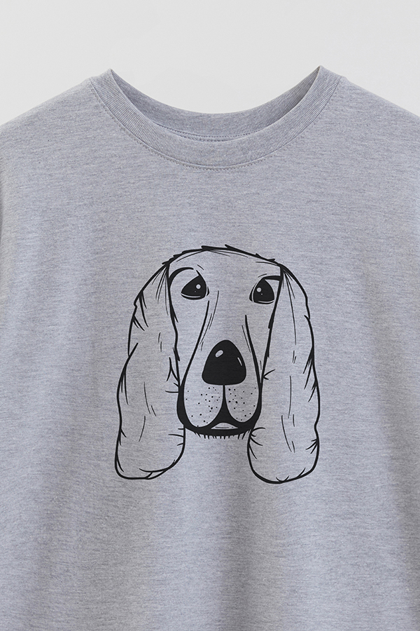 REMERA OVER ESTAMPADA DOG 3