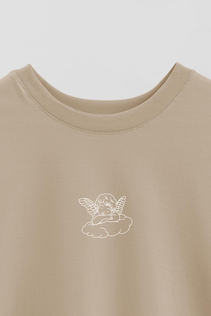 REMERA OVER ESTAMPADA UNISEX ANGEL BABY