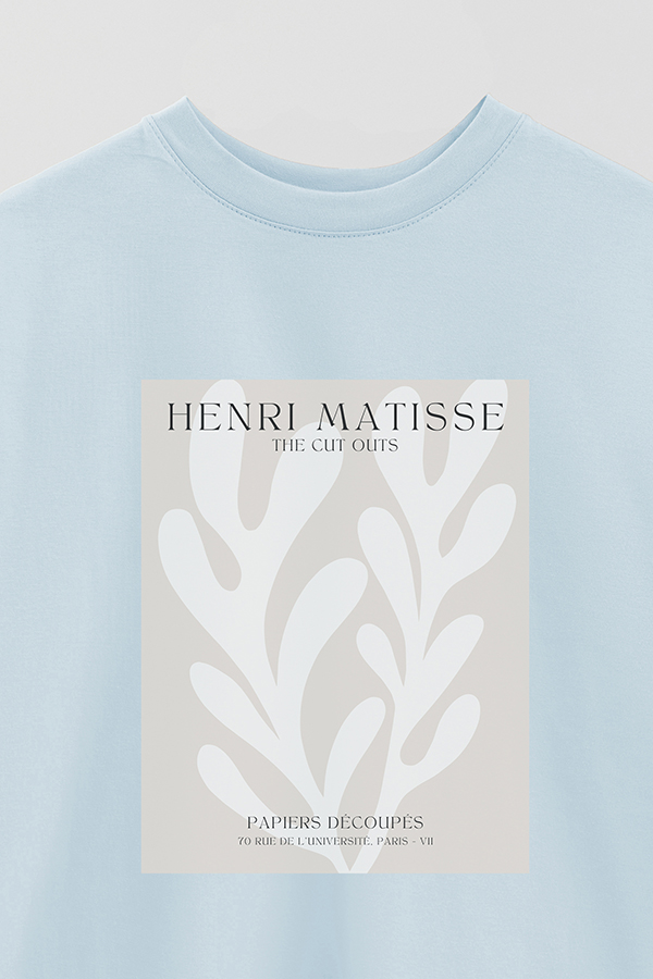 REMERA OVER ESTAMPADA ART COLLECTION THE CUT OUTS
