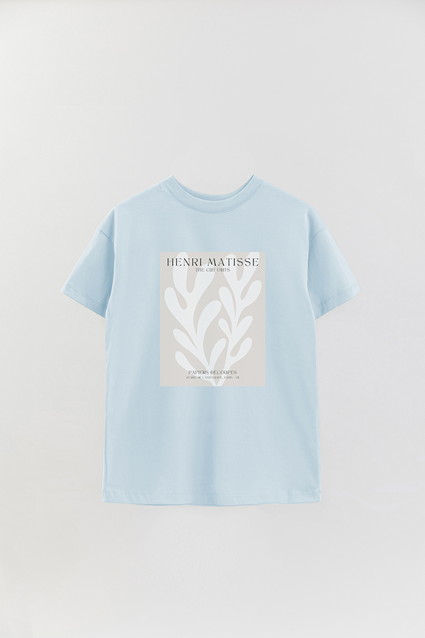 REMERA OVER ESTAMPADA ART COLLECTION THE CUT OUTS