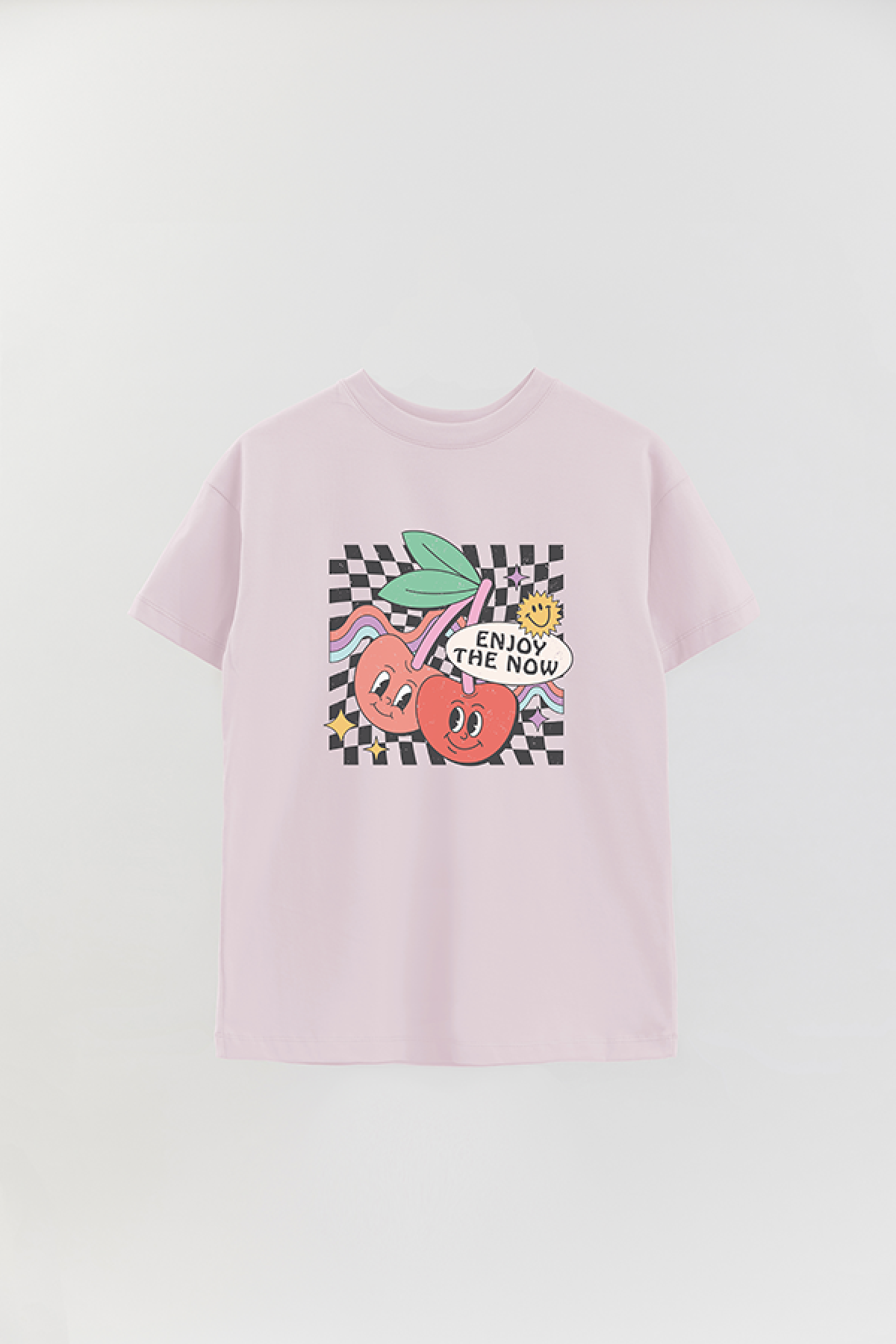 REMERA OVER ESTAMPADA RT2 ENJOY THE NOW