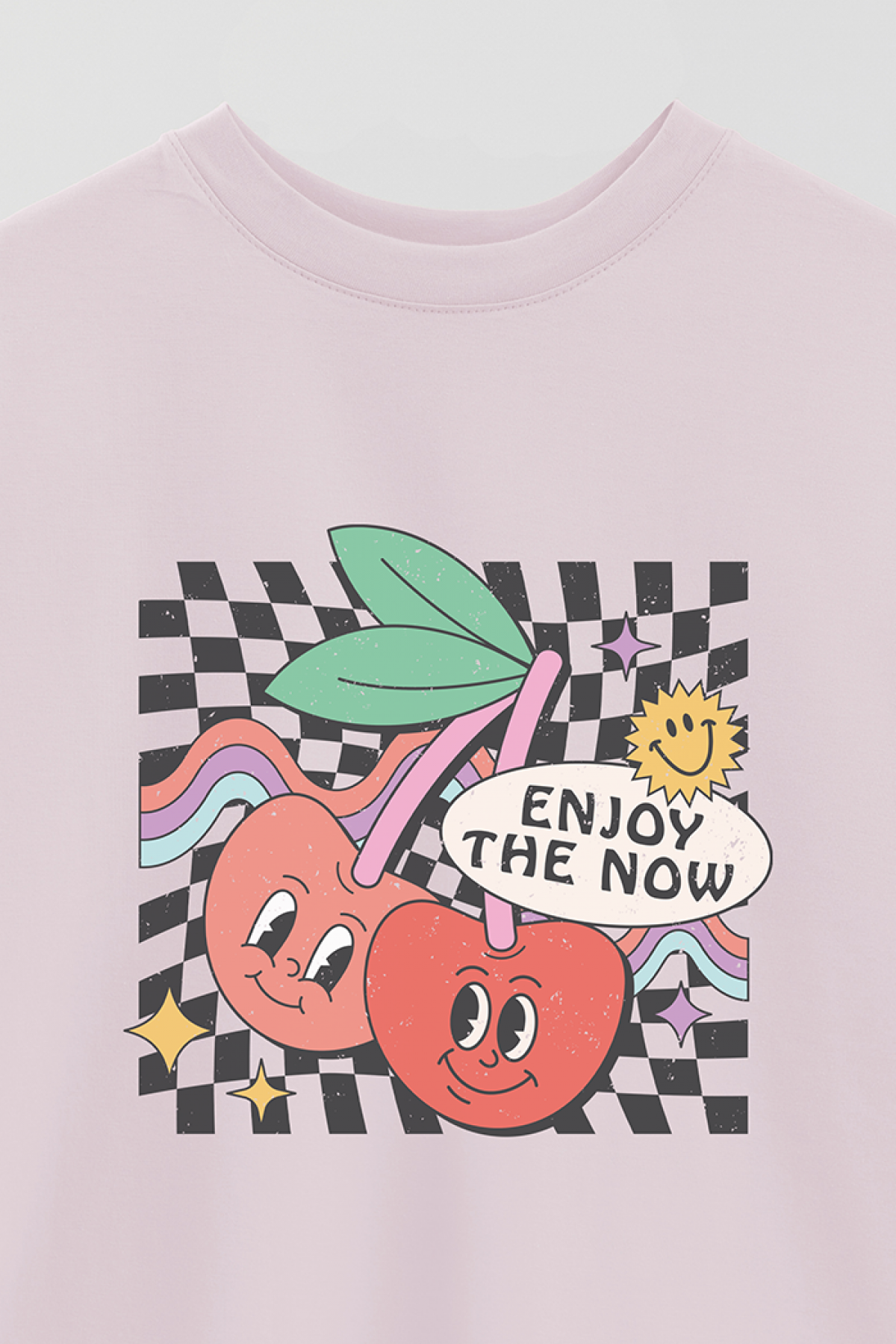 REMERA OVER ESTAMPADA RT2 ENJOY THE NOW