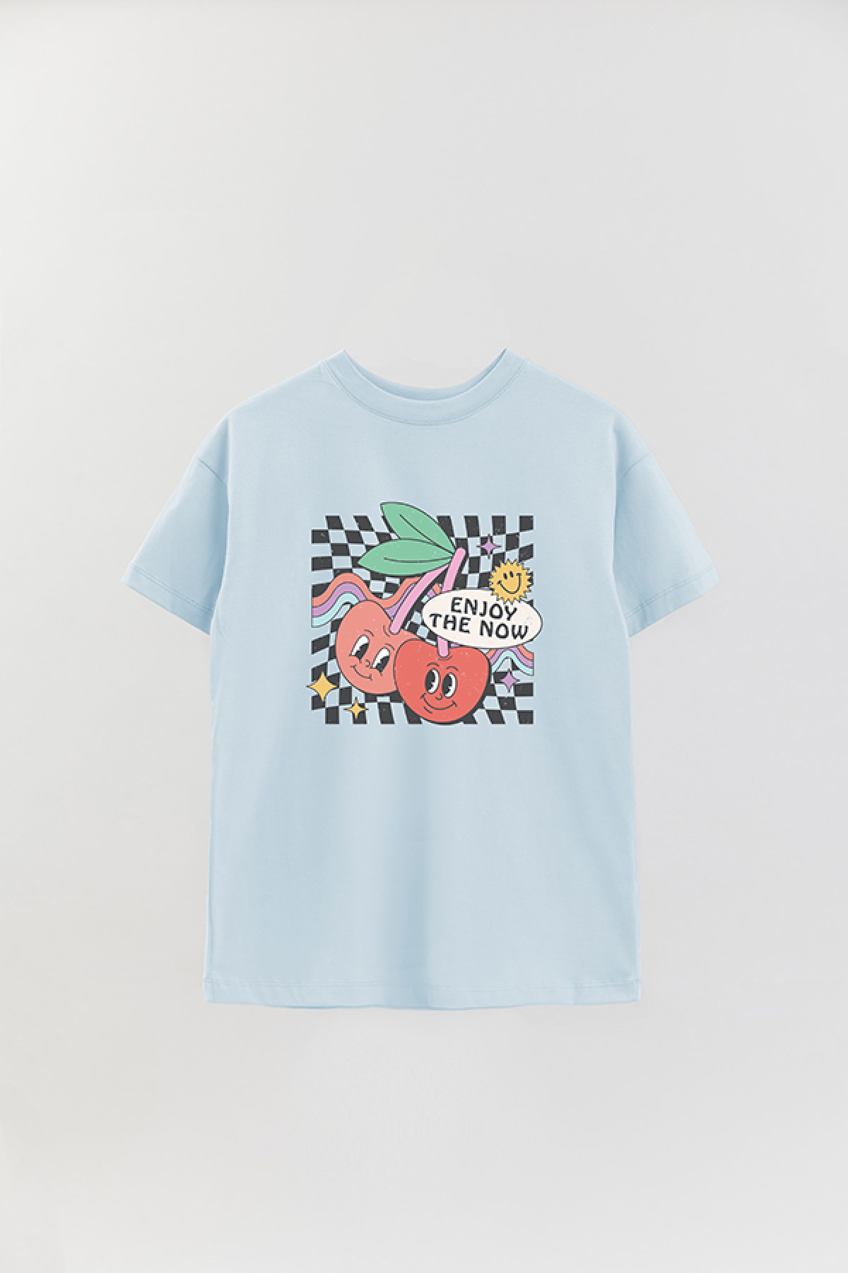 REMERA OVER ESTAMPADA RT2 ENJOY THE NOW