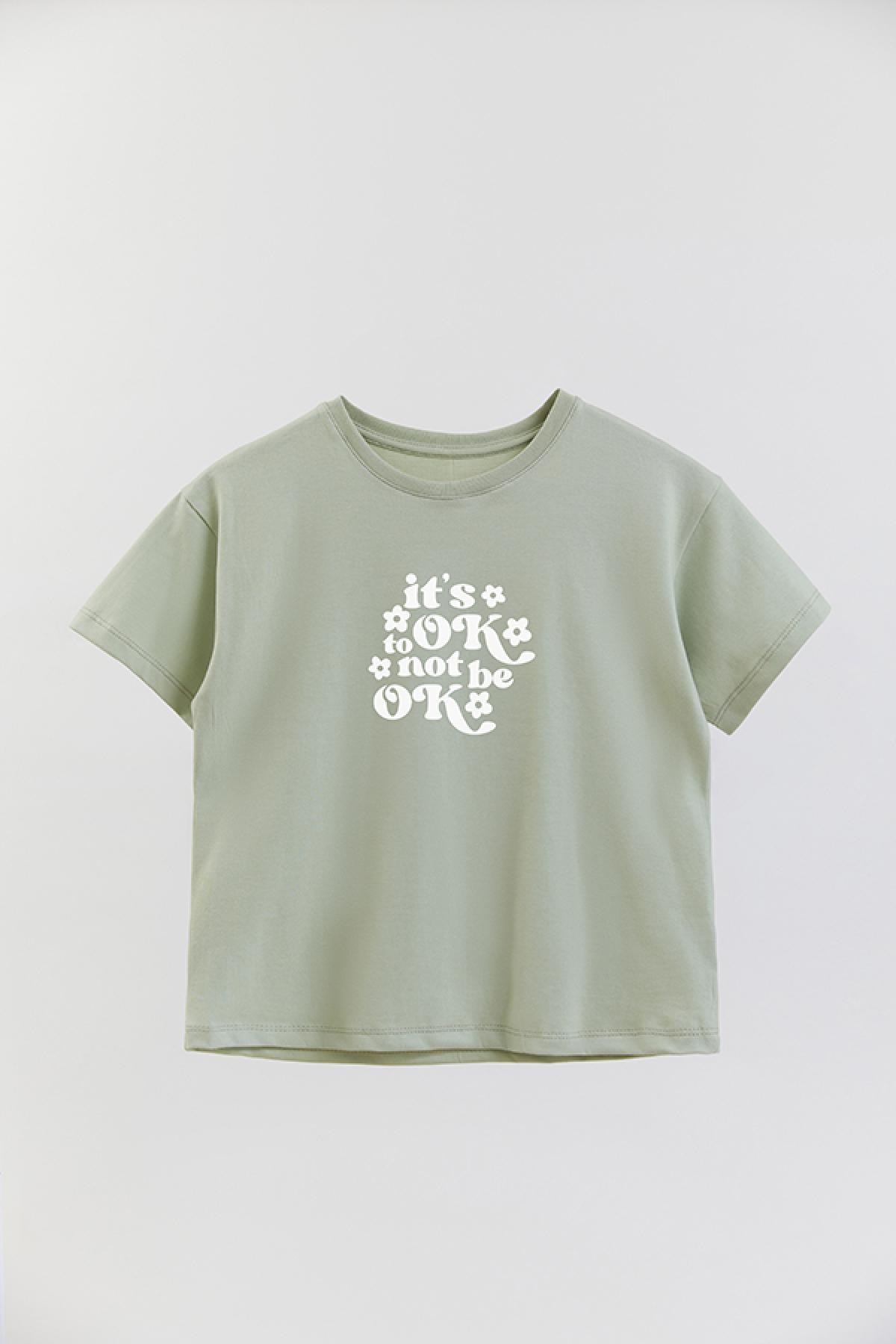 REMERA GIRL OVER TX IT'S OK NOT TO BE OK