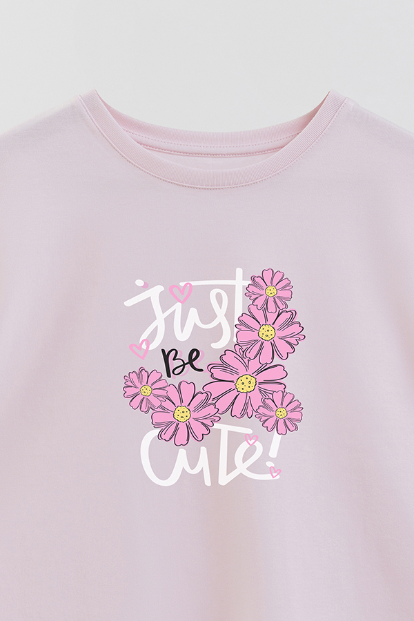 REMERA GIRL OVER SS JUST BE CUTE