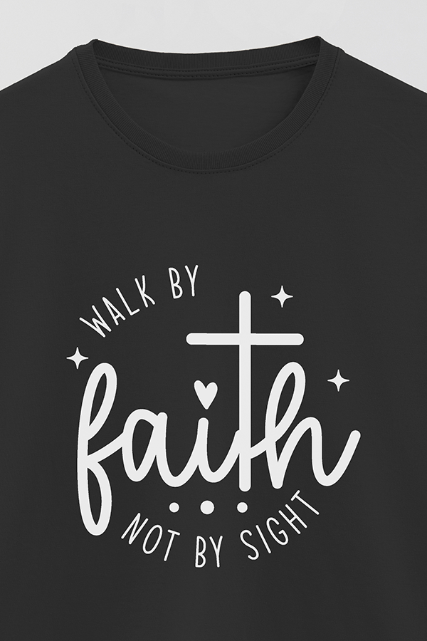 REMERA BASICA UNISEX MNM WALK BY FAITH 2