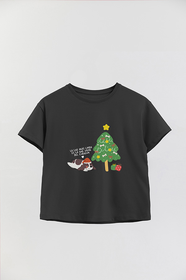 REMERA GIRL OVER DG LA LUZ MAS LINDA