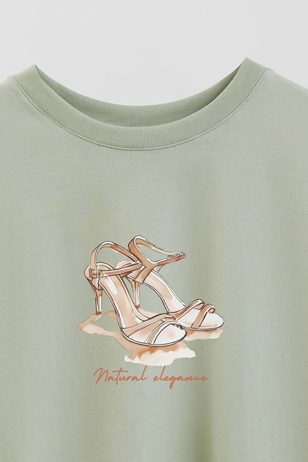 REMERA CROP ESTAMPADA COASTAL NATURAL ELEGANCE