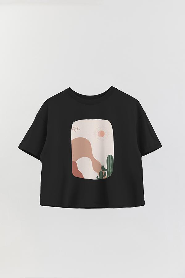 REMERA CROP ESTAMPADA ART 26