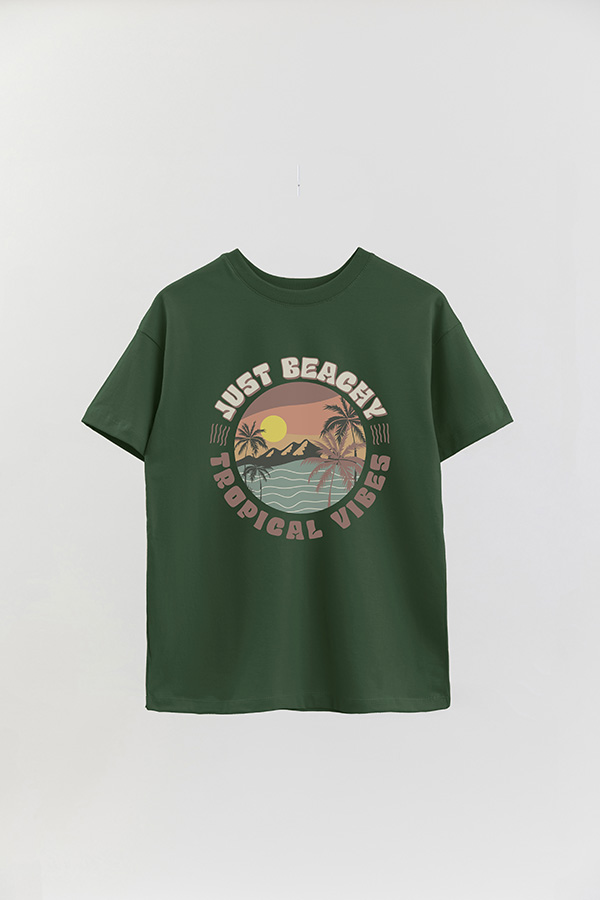REMERA OVER ESTAMPADA JUST BEACHY