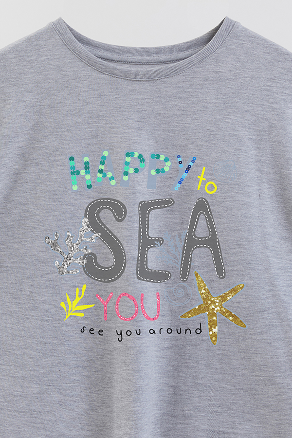 REMERA GIRL OVER HAPPY TO SEE YOU