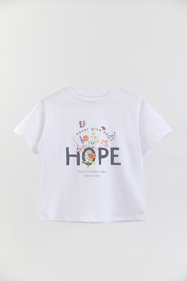 REMERA GIRL OVER HOPE