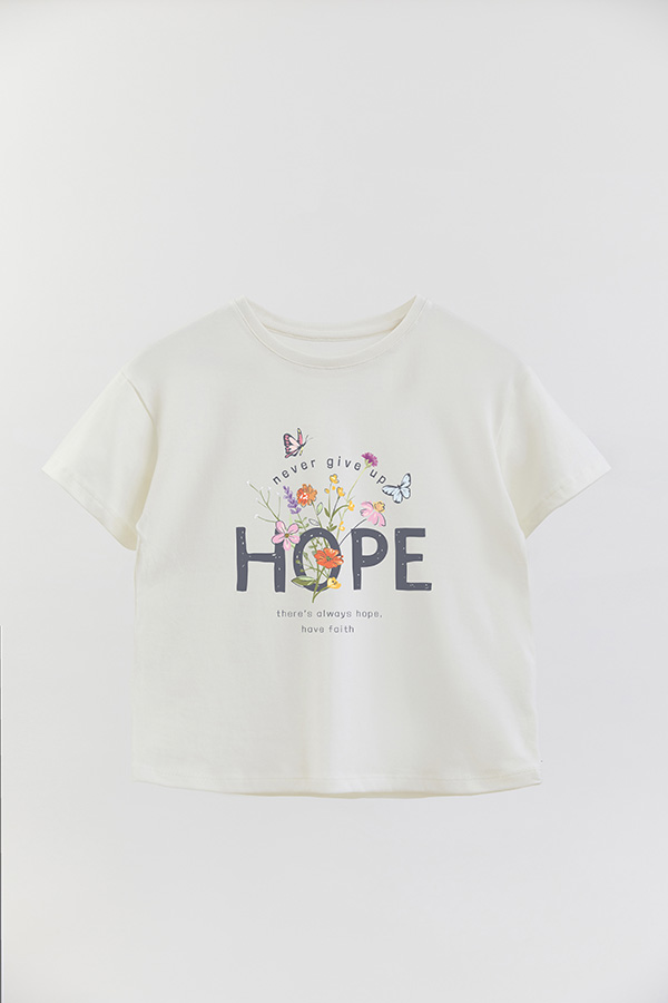REMERA GIRL OVER HOPE