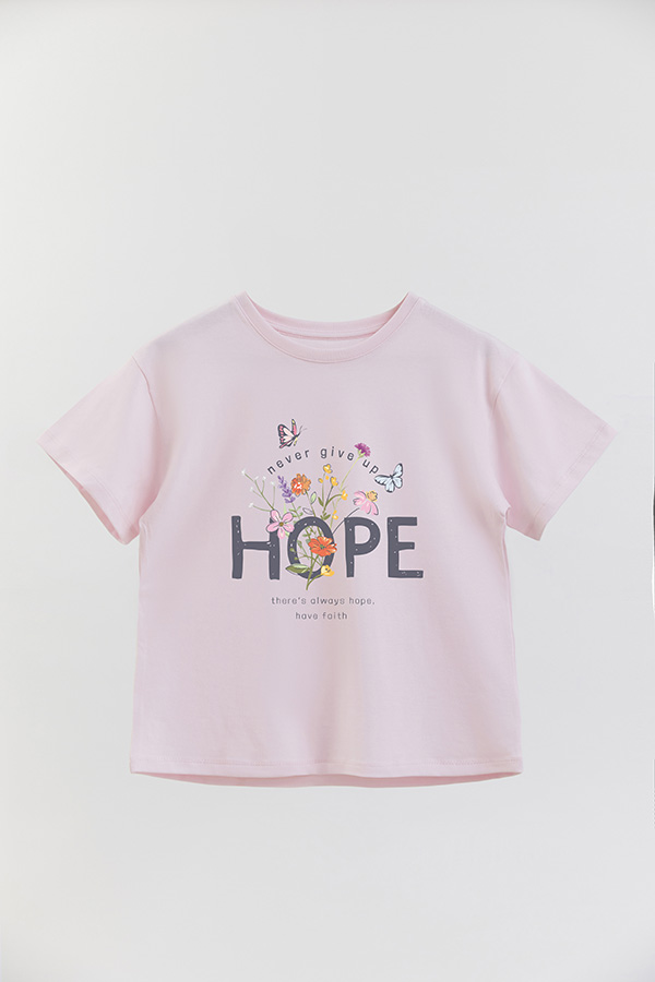 REMERA GIRL OVER HOPE