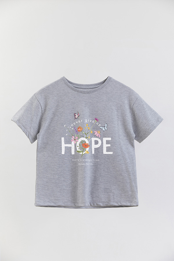 REMERA GIRL OVER HOPE